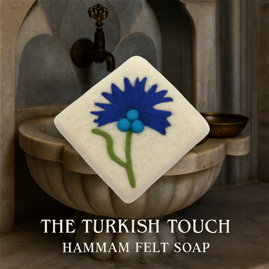 Blue Starflower  The Turkish Touch Hammam Soap