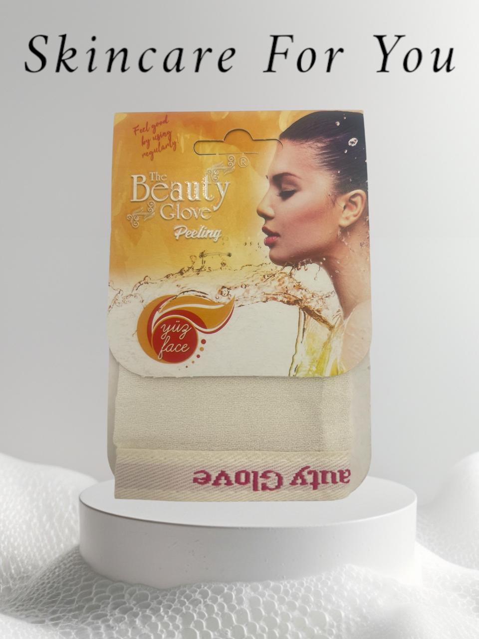 Natural Face Exfoliating Glove – 100% Viscose Bath Mitt