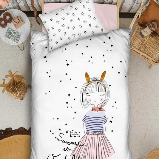 Miss Luna Organic Kids Bedding Set