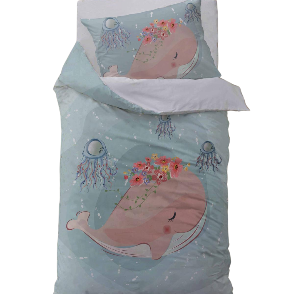 Комплект постельного белья для малышей Whale