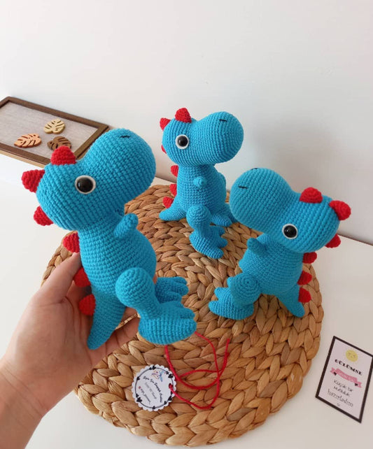T-Rex Amigurumi Set (3pcs)